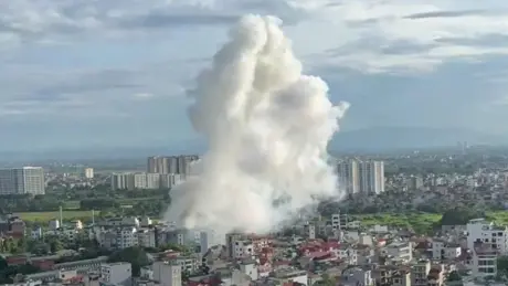 Nổ lớn gây cháy khiến hai người chết tại Hà Đông