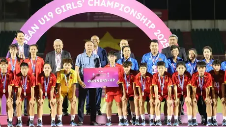 U19 nữ Việt Nam về nhì tại giải Đông Nam Á