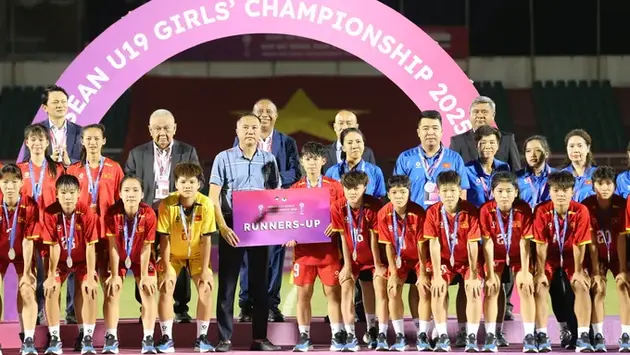 U19 nữ Việt Nam về nhì tại giải Đông Nam Á