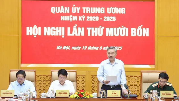 Tổng Bí thư Tô Lâm chủ trì Hội nghị Quân ủy Trung ương