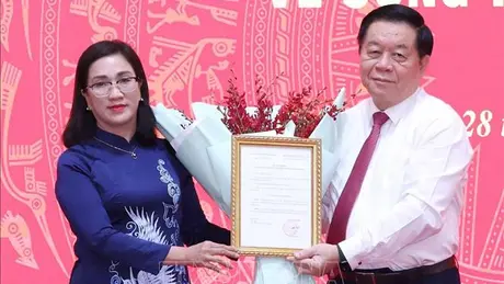 Bà Đinh Thị Mai làm Phó Trưởng ban Tuyên giáo Trung ương