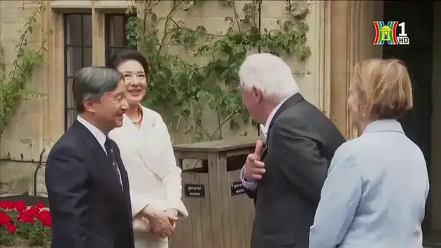 Nhật Hoàng thăm Đại học Oxford