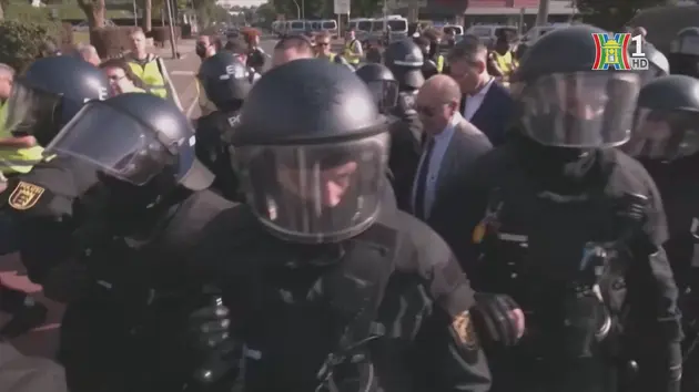 Cảnh sát Đức ổn định tình hình trước Đại hội đảng AFD