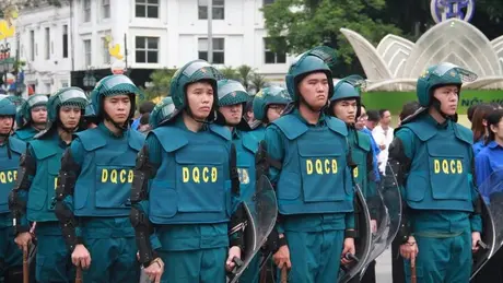 Quận Hoàn Kiếm ra mắt lực lượng bảo vệ an ninh cơ sở