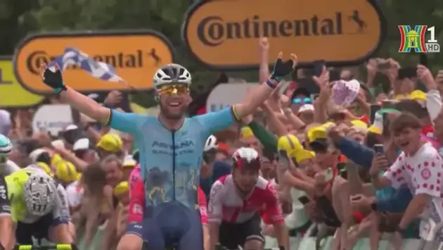 Tour de France: Cavendish lập kỷ lục 35 lần thắng chặng

